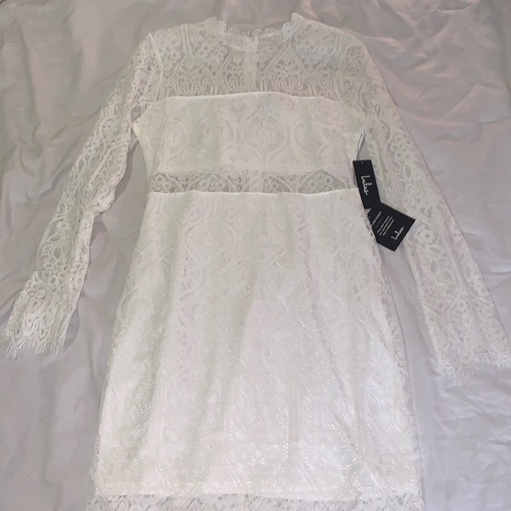 Lace White Dress